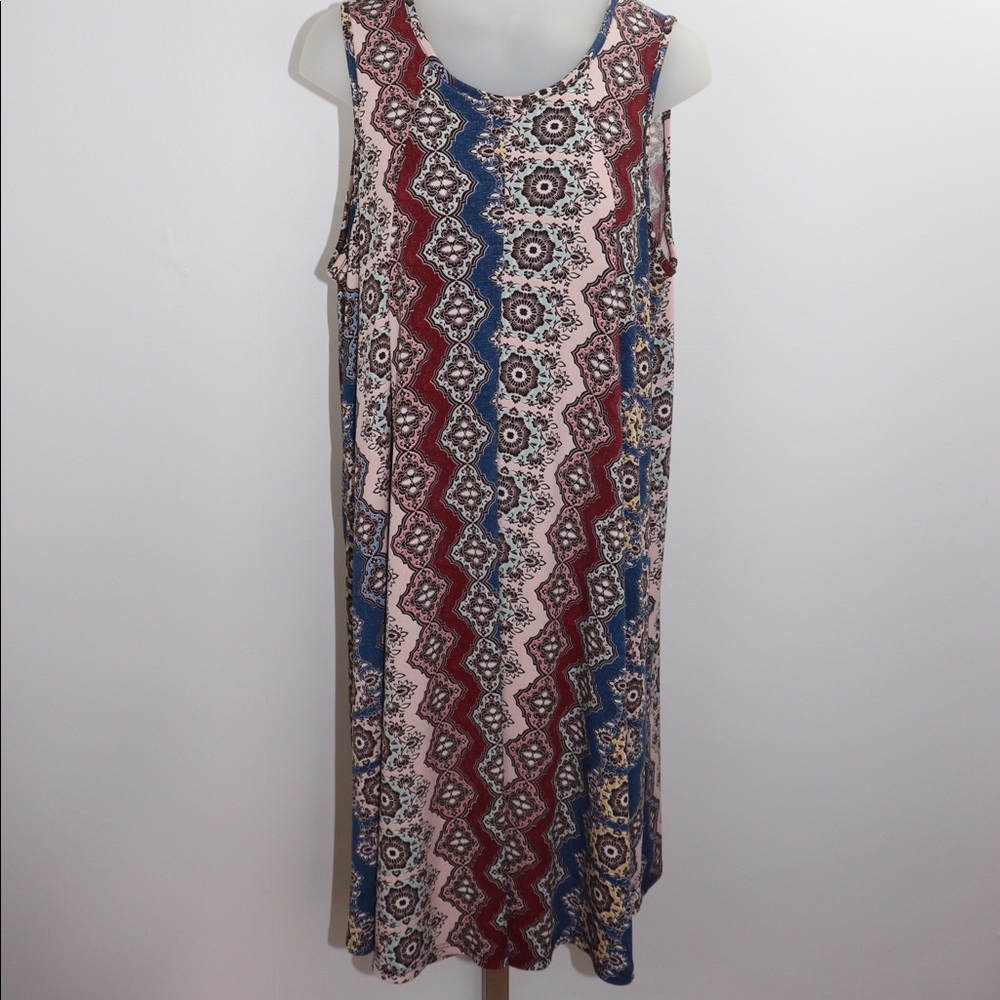 Patterned swing dress
